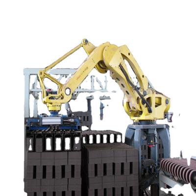 China Building Material Shops Automatic Brickyard Production Line Equipment With Automatic Coding Robot for sale