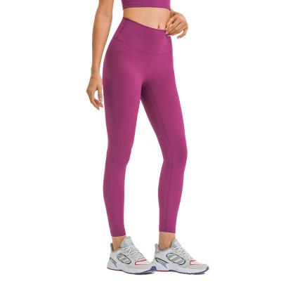 China New Breathable Improved Skin Care Gym Activewear Women Yoga Pants High-Waisted Comfortable Fitness Gaiters Abdominal Running Pants for sale