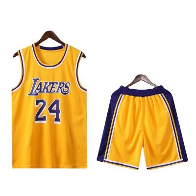 China Adults Antibacterial Short Sleeve Basketball Sportswear Quick-drying Special Training Basketball Uniform Vest for Boys and Girls for sale