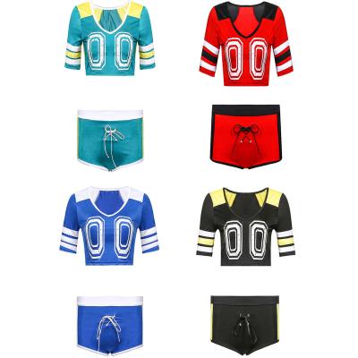 China Cheap cheerleading uniforms fashion school game sexy cheerleading uniform custom made allstar sublimated basketball cheerleader uniform female for sale