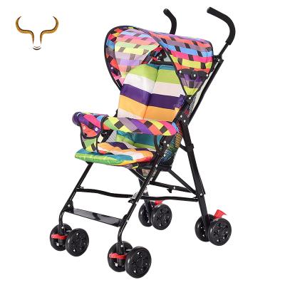 China Lightweight& Factory Wholesale High Quality Single Winter Baby Stroller Umbrella Pram Toys 3 in 1 for sale