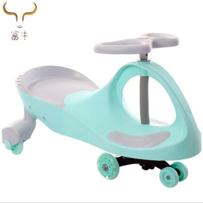 China Ride On Toy Factory Direct Sales 1-6 Years Old Person Children Tornado Car Swing Car Baby Plastic Walker for sale