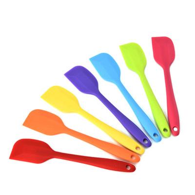 China Viable integrated baking tool of silicone scraper, temperature resistant spatula and cake cream, for sale