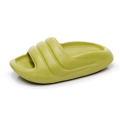 China Unisex Fashion Yeezy Sandal Cushioning Slips Summer Soft Thick EVA BottomBathroom Cloud Slippers For Women And Men for sale