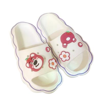 China Cushioning DIY Cute Slippers Cool Bear Feeling Slippers In Summer Women's Thick Bottom Non-slip Slippers For Ladies Custom Sandals for sale