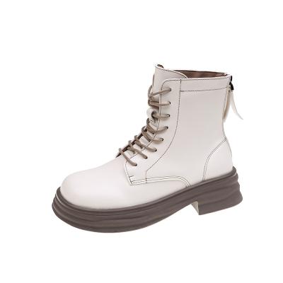 China Thermal Women Reject Western Ankle Boots Ladies Autumn Socks Boots For Women Fashion Female Booties After Zipper Winter Leather Shoes for sale