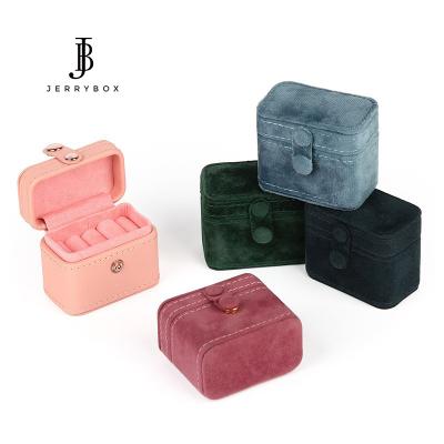 China Earring Mini Girls Jewelry Jewelery Ear Ring Box Jewelry Velvet Necklace for sale