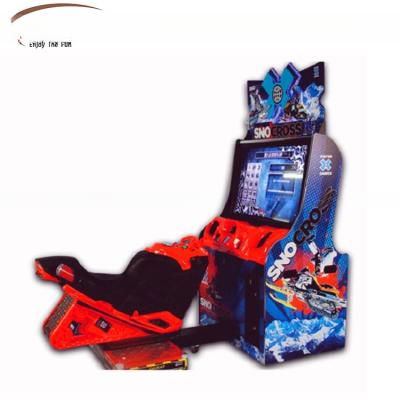 China Coin Operated Snocross Arcade Game Dynamic Moto Driving Arcade Video Game Machine for sale