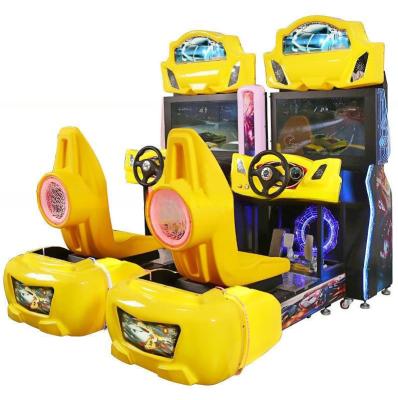 China 32LCD HD Pusher de monedas Arcade Juego de carreras Máquina de juegos de juego de gemelos solteros en venta