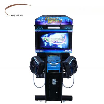 China 42'' LCD Display Gun Shooting Game Machine With 3D Stereo Sound for sale