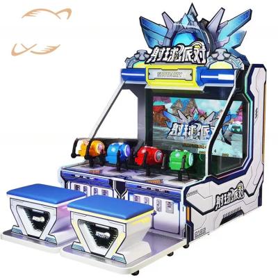 China 100W Kinder-Spiele-Maschine 4 Spieler 6 in 1 Ball Shoot Arcade-Maschine zu verkaufen