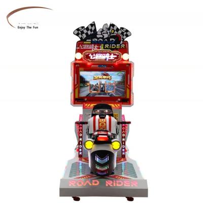 China Dreamland coin operated 26inch motorbike simulator game machine kids play moto video game arcade machine for sale