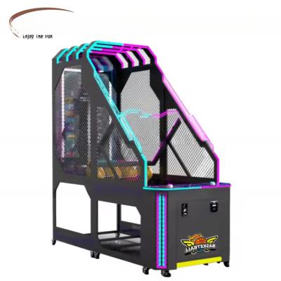 China Big LCD Arcade Basketball Shooting Machine With Video Screen 250*110*257cm for sale