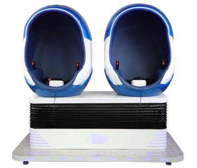 China Warm verkoop 42 inch VR Cinema Equipment Coin Operated 9D VR Double Egg Chair Game Machine Te koop