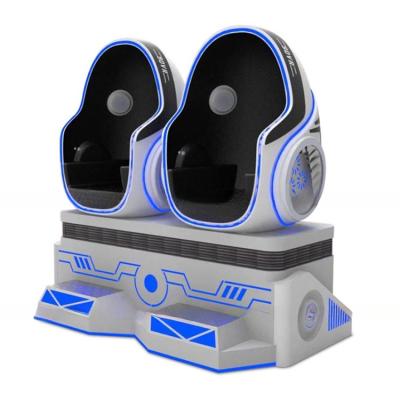 China 2022 Simulator virtual reality 9d vr egg cinema with 2 players for shopping mall for sale