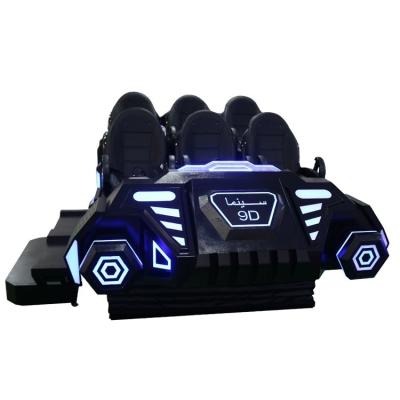 China Earn Money Virtual Reality 9D Flying Cinema Play-station Store Simulator Equipment 9D VR Cinema 6 Seats for sale