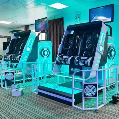 China Dreamland each money 9d vr 2 seats flying chair vr 360 motion simulator virtual reality roller coaster for sale