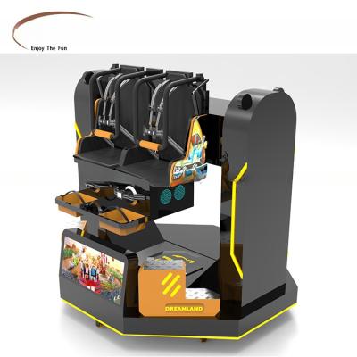 China Double Players 720 VR Roller Coaster Chair 9d Virtual Reality Roller Coaster Simulator à venda