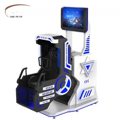 China Crazy Arcade Virtual Reality 360 VR Roller Coaster Machine 9d Customizable for sale