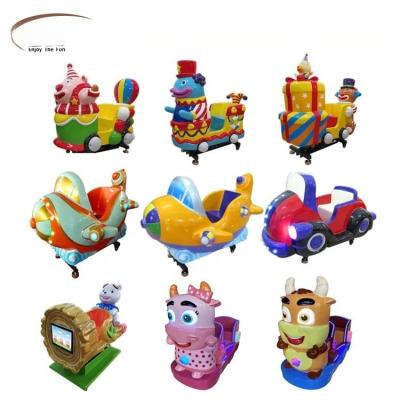 China Dreamland 2024 coin operated kids game machine fiberglass kids rotating machine kiddie rides factory for sale