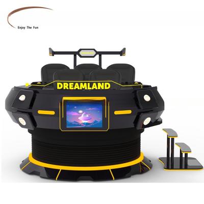 China Dreamland VR Manufacturer 720 9D Multiplayer UFO VR Simulator 5 Seats Roller Coaster Equipment Virtual Reality Simulator for sale