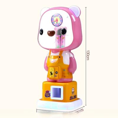 China 2022 arcade coin operated cute bear capsule lollipop toy vending machine for indoor game zone for sale