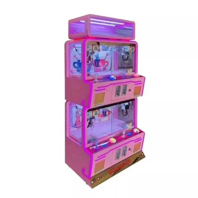 China Dreamland Factory Price Coin Operated Plush Prize Gift Games Crane Toys Machines Mini Gifts Claw Machine for sale