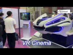dreamland original fiberglass material virtual reality 9d vr machine chair 6 seats cinema equipment