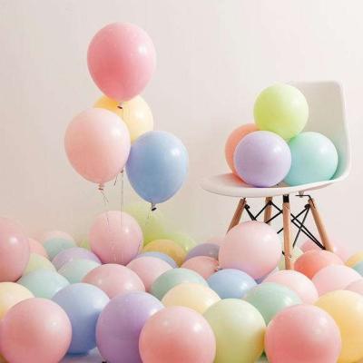 China Birthday /Wedding Party Decorations 100pcs Wedding Birthday Party Decoration Balloons Multicolor Macaron Latex Balloon for sale