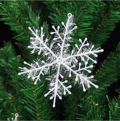 China Charming Classic White Snowflake Party Holiday Christmas Ornaments Home Decor Snowflake ST-C-011 for sale