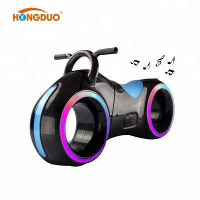 China Ride On Toy New Two Light Wheel Toy Motorcycle Baby Cool Plastic Children Ride On Car With Speaker for sale