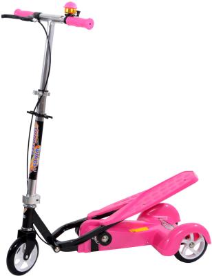 China Height 3 Wheel Adjustable Handlebar Swing Scooters Double Pedal Scooter for sale