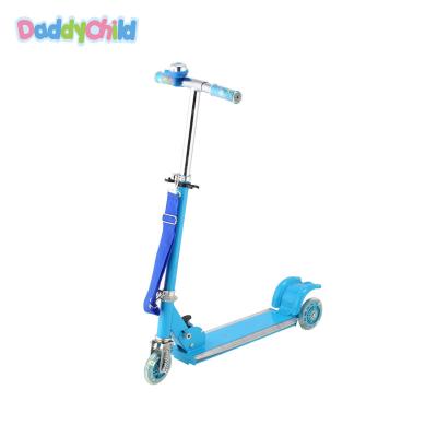 China PU Steel Metal Body Kids Kick n Kick 2 Wheel Scooter for sale