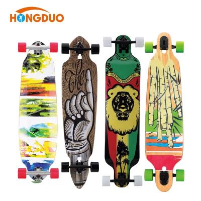 China Youngsters Wholesale high quality long skateboard comfortable Pro Longboard for sale