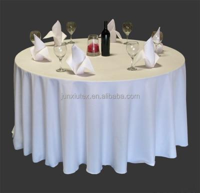 China Wholesale Waterproof 72 Inch Restaurant Event Decor Table Cloths Around VISA Tablecloth 100% Polyester Single Table Cover For Wedding for sale