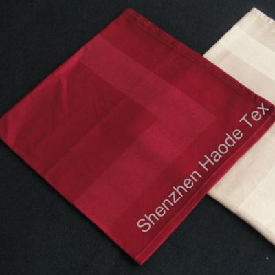 China Modern Backing Samples CUSTOM Colorful Logo Printed Reusable 100% Cotton Polyester Wedding Dinner Napkin for sale