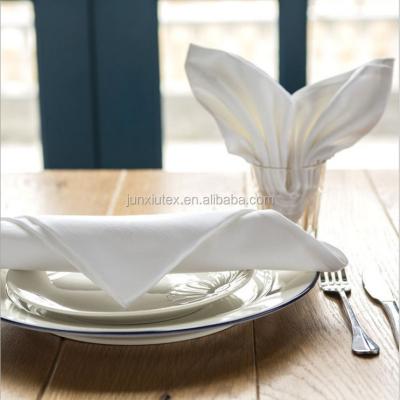 China Simple 22*22 inch 22*22 color pure white hotel dinner napkin cloth custom logo cotton napkin simple 100% pure white for sale