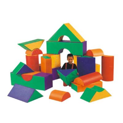 China PVC+Sponge+Wood Kindergarten Building Blocks Toys , Soft Home Children Play Equipment for sale