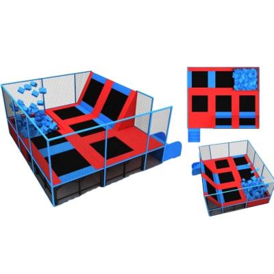 China With Protective Net China ASTM Standard Used Commercial Indoor Small Trampoline For Kids for sale