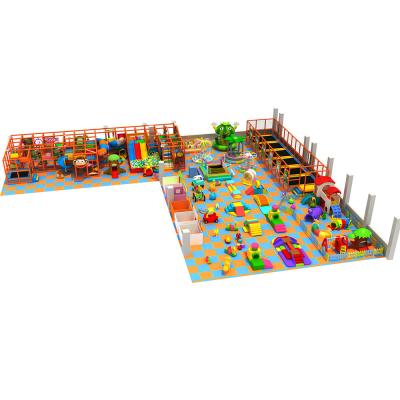 China Plastic Playground Customized Commercial Kids Games Toddler Play Ground Equipment Soft Indoor Playground With Pool And House ball theater for sale