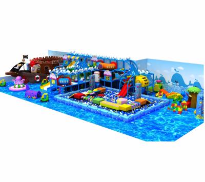 China Large Size Plastic Ocean Theme Indoor Playground Amusement Park, Cheap Commercial Indoor Playground Equipment Prices for sale