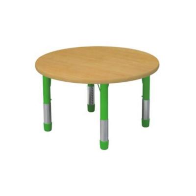 China Kids Tables And Chairs Sell Well New Type Round Furniture Shape Wooden Tablekids Round Table And Kids Furniture Set On Sale for sale