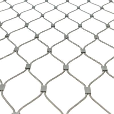 China Flexible Plain Weave Architecture Protective Mesh Protective Cable Webnet /Anti Rust Wire Mesh For Stair And Bridge for sale