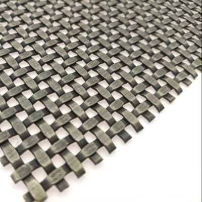 China Corrosion Resistance Mesh Stainless Steel Lock Crimped Metal Woven High Strength Decorative Mesh For Architecture for sale