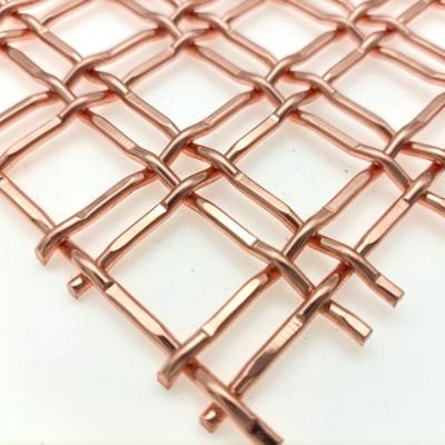 China Decorative Plain Weave Stainless Steel Metal Wire Mesh Grid For Partition Wall Decor for sale