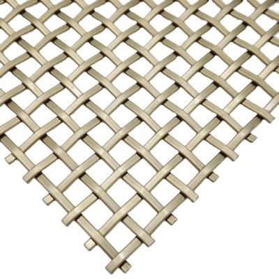 China Plain Weave Stainless Steel AISI 304 Architectural Woven Wire Mesh Sheet For Facade for sale