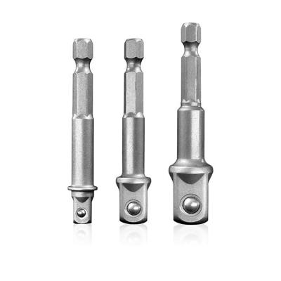 China Multi Fuction Tool Sale price Impact Grade Socket Adapter Set 3-PCS Drill Bit Adapter for Cordless Drill & Screwdriver Power Drill & Driver for sale