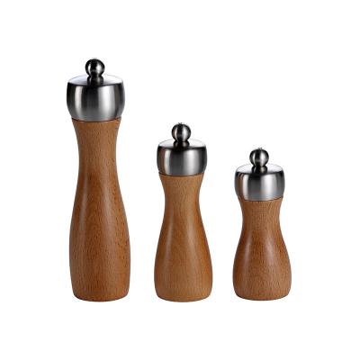 China Amazon's Best Viable Selling 2022 Popular Wooden Spice Pepper Grinders / Salt and Pepper Grinder for sale