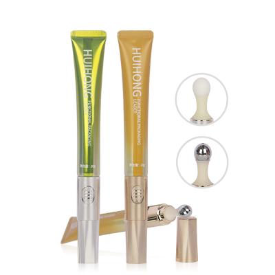 China 10ml 20ml 25ml Cosmetic Soft Squeeze Aluminum Cosmetic Vibration Applicator Eye Cream Laminated Tubes for sale