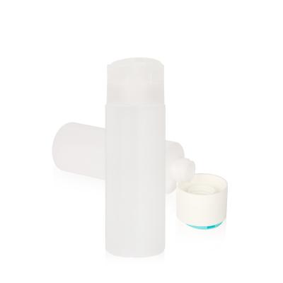 China 7oz 200ml Matte Biodegradable Cosmetic Empty PE Serum Pump Plastic Bottle For Lotion Cream With PP Lid for sale